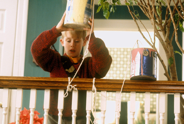 Home Alone scene cut (C) 1990 Twentieth Century Fox Film Corporation.