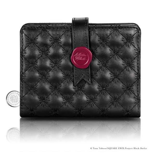 Anime Kuroshitsuji -Kishuku Gakkou Hen- Italian Leather Bi-fold Wallet