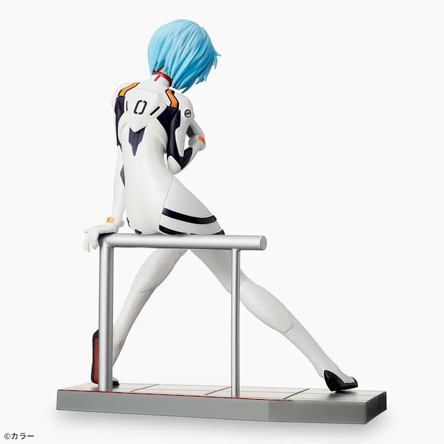 The 'Ayanami Rei' Limited Premium Figure from a different perspective.