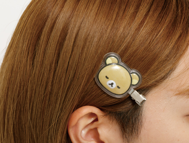 Rilakkuma 'Pukutto Maegami Clip' Usage Example