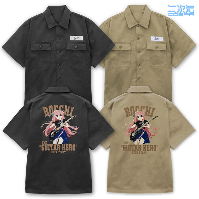 The detailed Gotou Hitori Embroidered Work Shirt Playing the guitar Ver. 2025MODEL.
