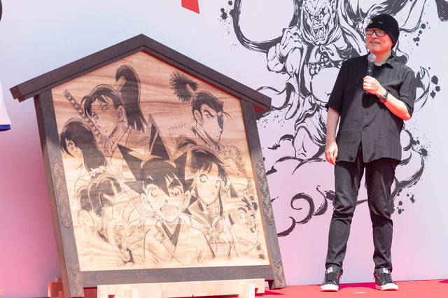 Shin Samuraiden YAIBA Sensoji Ema Dedication Ceremony