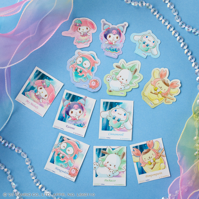 "Namco de Halloween 2025 ~Mermaid Fantasy~" Original Sticker as a 500 Yen Prize (C)'25 SANRIO CO., LTD. APPR. NO. L660110