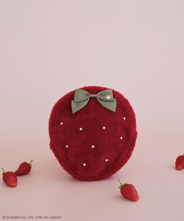 Maison de FLEUR × Ichigo Shinbun 'Strawberry Pouch'