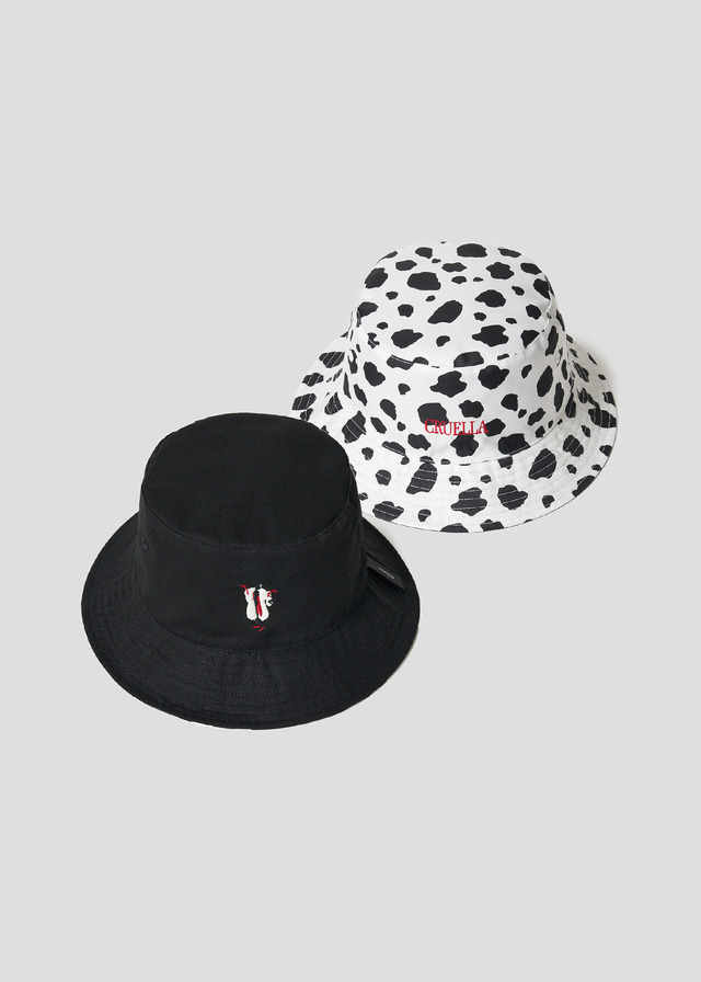 Disney Villains x Graniph 'Cruella | Reversible Bucket Hat' (C)Disney