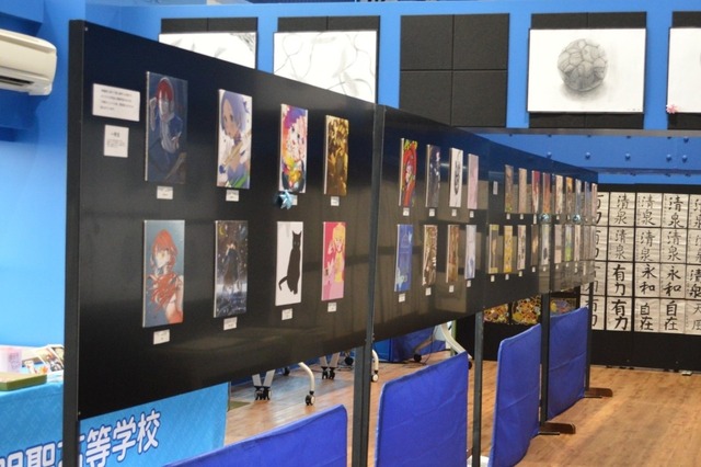 High school student art exhibition