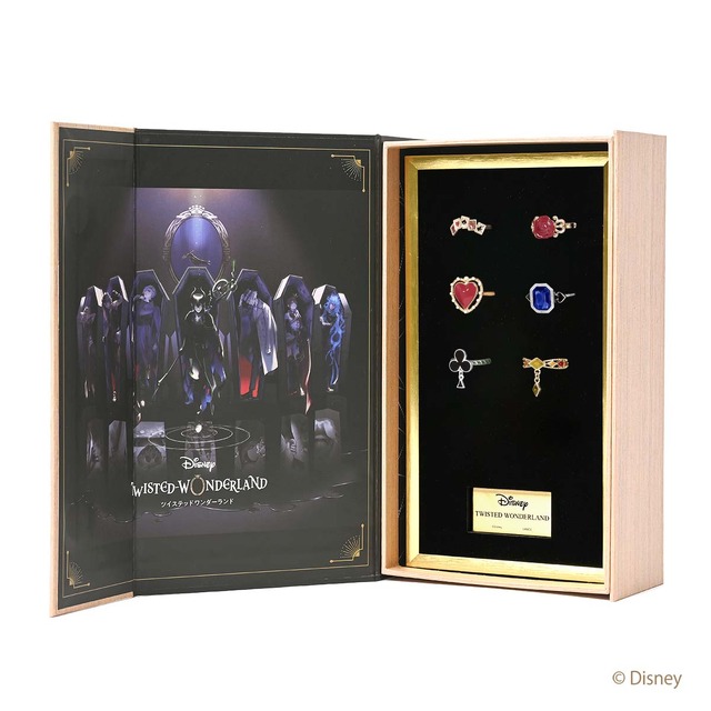 Disney Twisted-Wonderland Iconic Story Ring Object: Collection Frame and Original Box