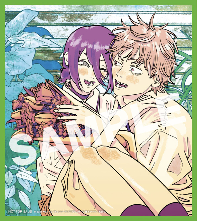 Second admission gift 'Mini Shikishi-style Card drawn by Fujimoto Tatsuki-sensei'
