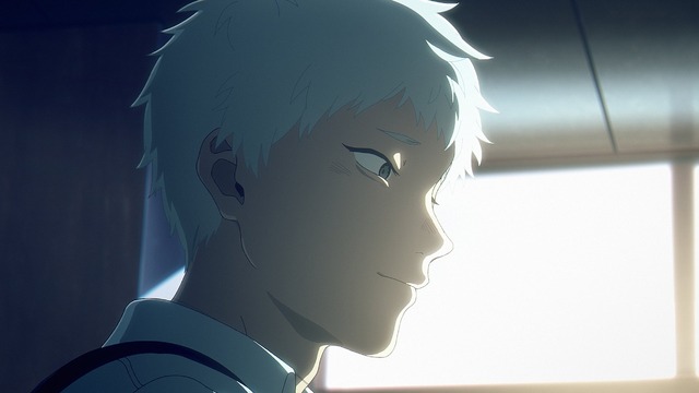 Hikaru and Yoshiki's emotional confrontation in the final episode of Hikaru ga Shinda Natsu.