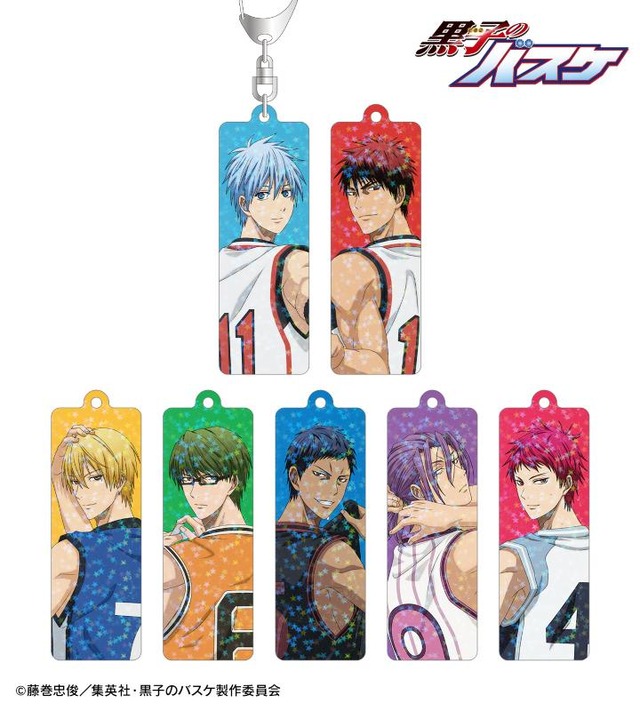Trading Hologram Stick Acrylic Keychain from the 'Tatakau Senaka ver.' (Fighting Backs ver.) illustration.
