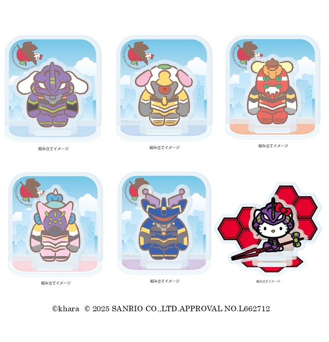 Evangelion x Sanrio Characters Acrylic Stand Plate