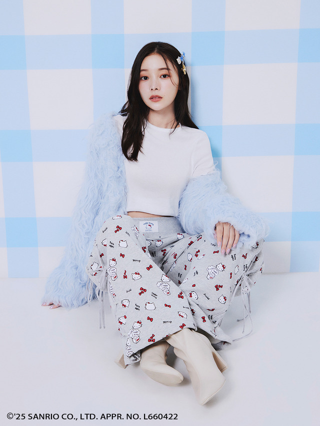 HELLO KITTY Lace-Up Pants
