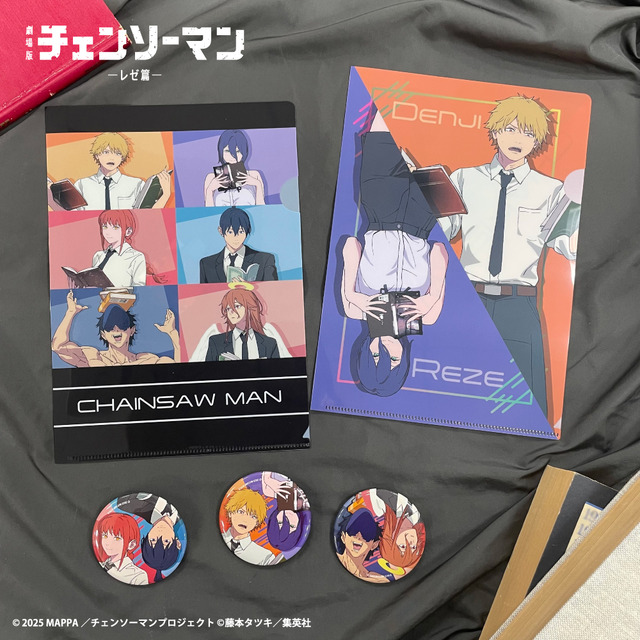 A5 Clear File Set and Can Badge Set