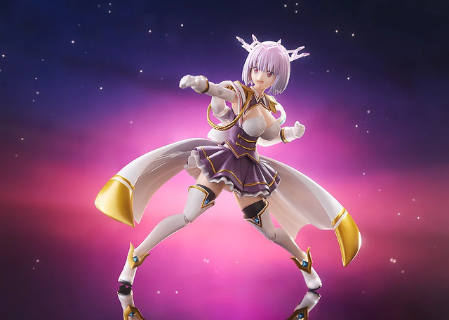 Shinjo Akane (New Order) figma in a combat-ready pose with her 'Instance Domination' hand.