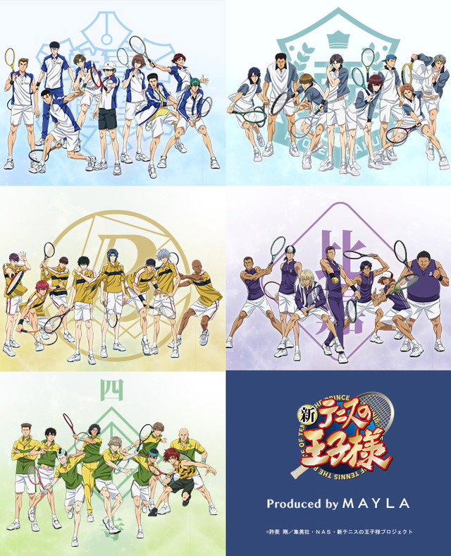 The Shin Tennis no Ouji-sama Iconic Hair Object Majeste + Kanzashi collaboration item