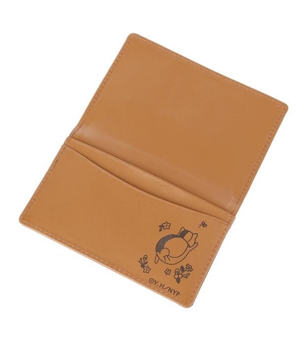 Nyanko-sensei Leather Card Case Interior
