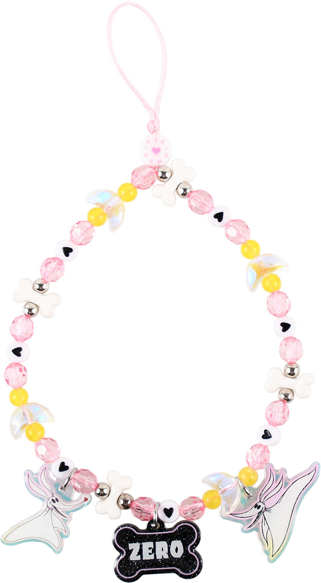 Bead Phone Strap The Nightmare Before Christmas Zero Design