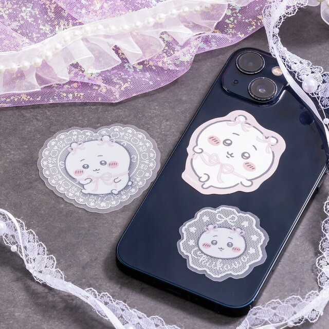 Go! HARAJUKU 3-Piece Sticker Set for Phones featuring Chiikawa characters.