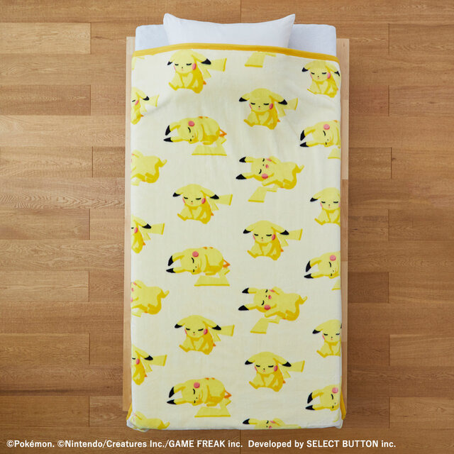 Pikachu New Mier Blanket, Halfケット, and Quarterケット product lineup