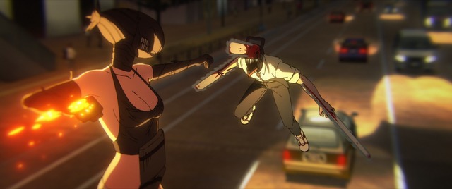 Gekijouban Chainsaw Man Reze-hen Battle Scene