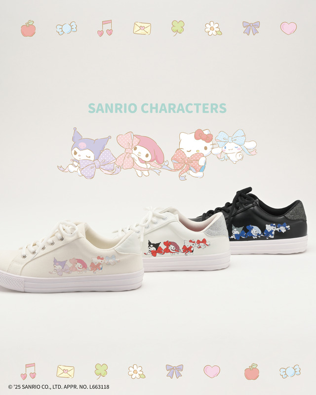Sanrio Characters Shoes: Character Court Sneakers