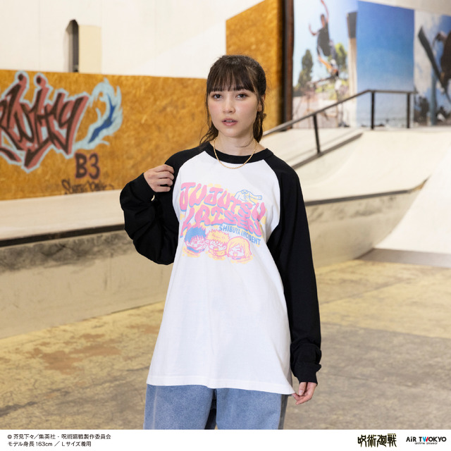 AIR TWOKYO Jujutsu Kaisen Goods Collection: Scene Illustration Long Sleeve T-shirt 1 (Gojou Satoru's Shirt)