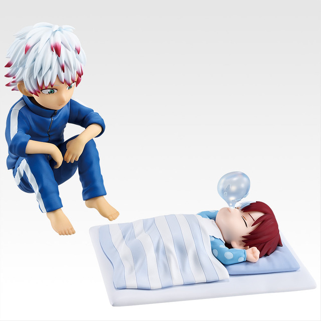 [F Prize] Touya & Shouto (Childhood) MASTERLISE (1 type, 2-figure set) Touya approx. 9cm / Shouto approx. 7cm width