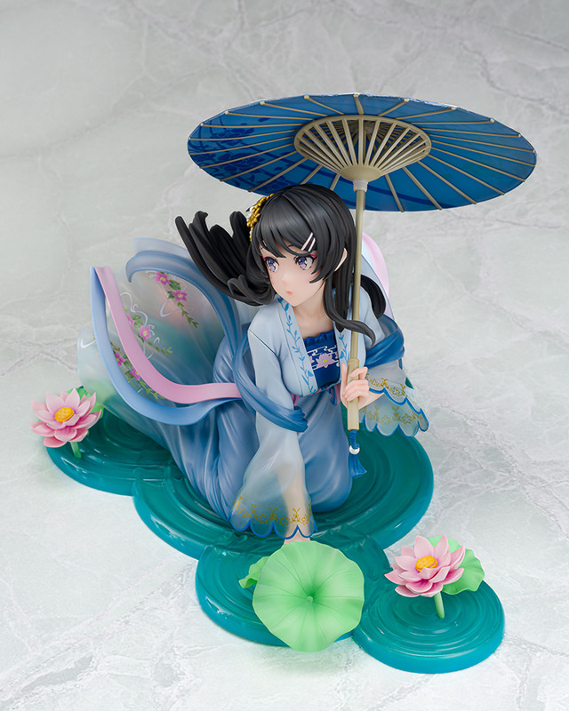 Sakurajima Mai Hanfu ver. figure in a dynamic pose
