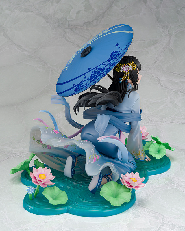 Sakurajima Mai Hanfu ver. figure from another angle, showing the flowing dress