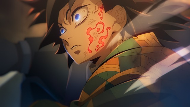 Scene cut from Gekijouban 'Kimetsu no Yaiba' Mugenjou-hen Dai Isshou Akaza Sairai character CM [Tomioka Giyuu]