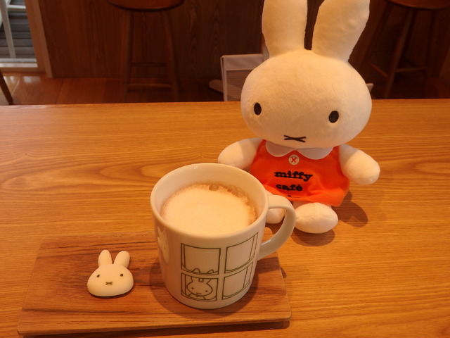 Marshmallow Miffy to Hot Cocoa, a comforting hot cocoa topped with a Miffy-shaped marshmallow.