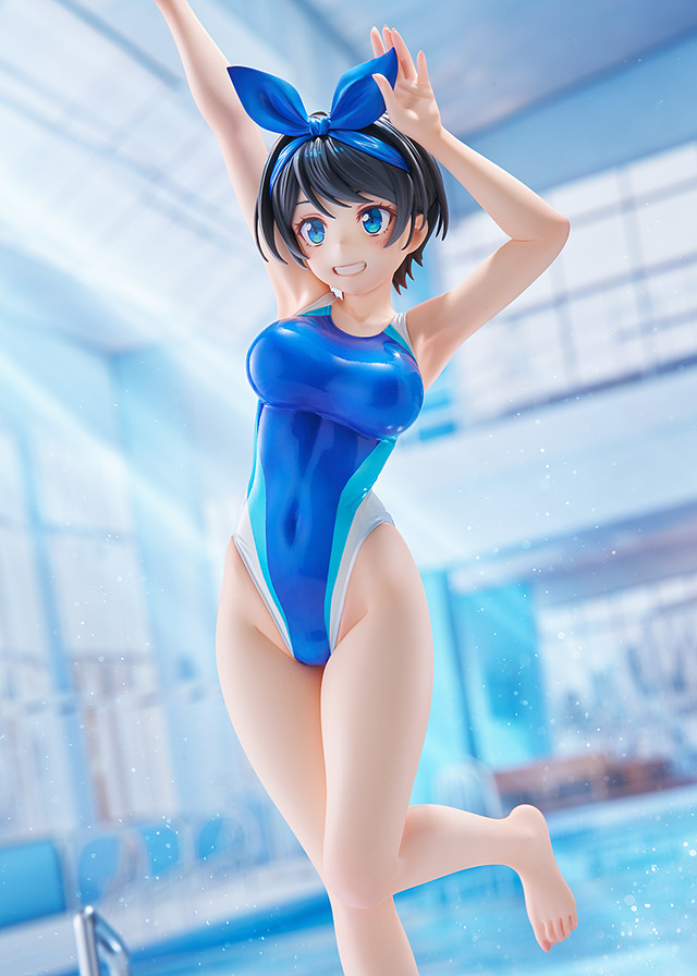 Swimsuit Silhouette Kanojo, Okarishimasu Sarashina Ruka Racing Swimsuit Ver.