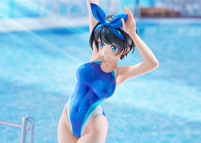 Swimsuit Silhouette Kanojo, Okarishimasu Sarashina Ruka Racing Swimsuit Ver.
