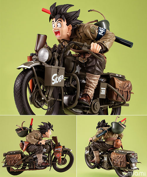Desktop Real McCoy EX Doragon Booru Zetto Son Gokuu & Bike Completed Figure