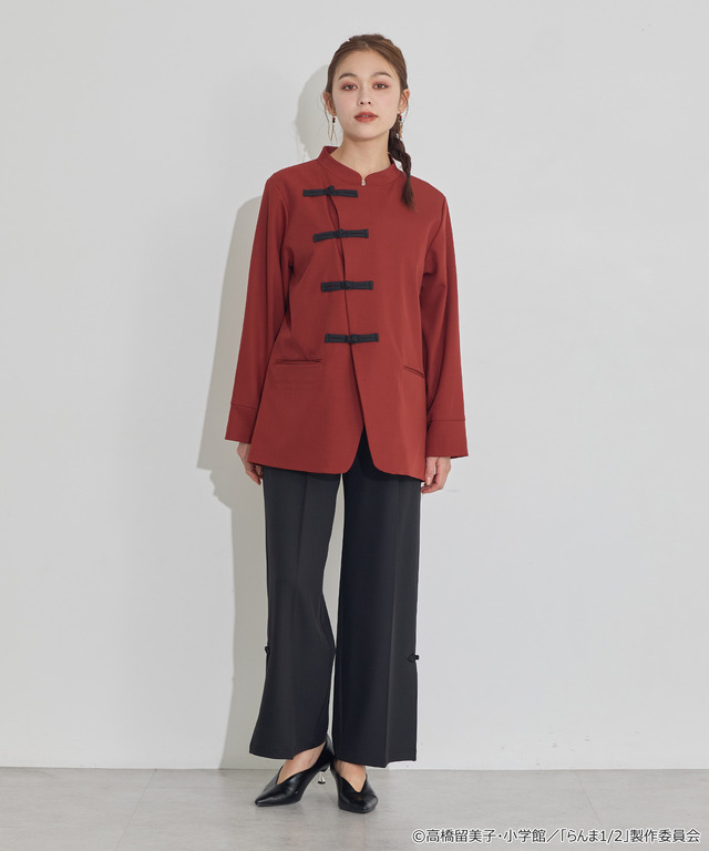 China Shirt Jacket & China Pants wearing image