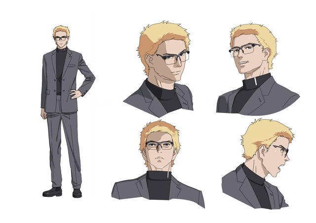 Character Visuals for DARK MACHINE THE ANIMATION