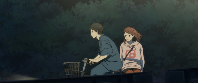 A scene from Kusunoki no Bannin, featuring Naoi Reito and Yanagisawa Chifune.