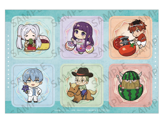 Limited sticker featuring the original mini-character designs for this collaboration with Kumamoto motifs