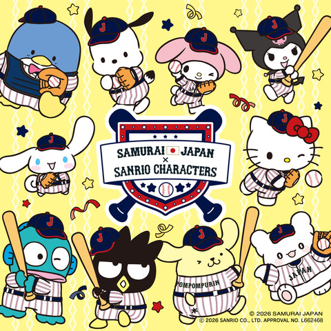 Samurai Japan and Sanrio Characters Collaboration