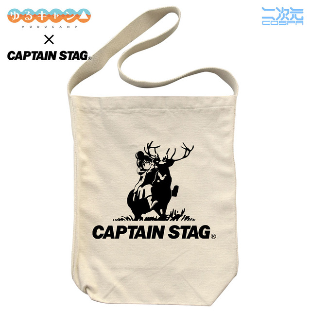 Yuru Camp△ x Captain Stag Shoulder Tote