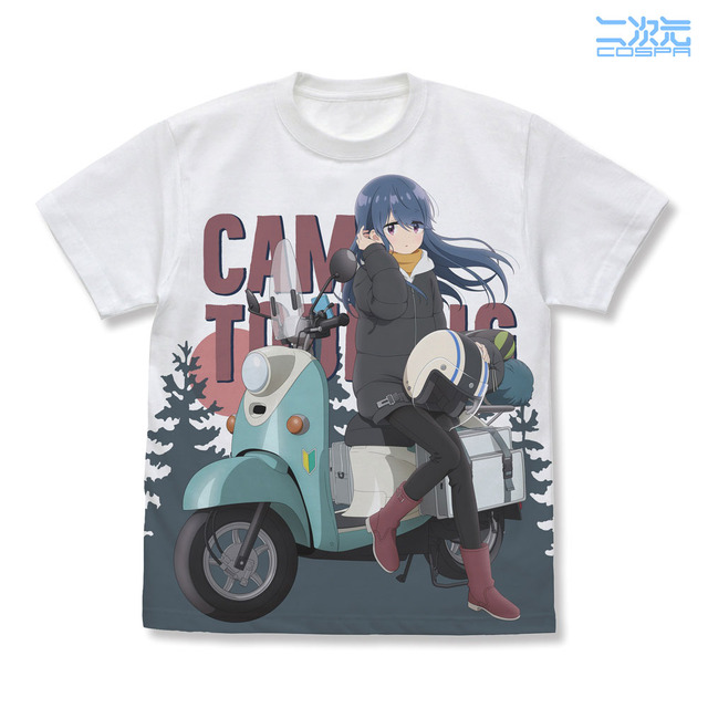 Newly Drawn Shima Rin Full Graphic T-shirt Bike de Hitoki Ver.