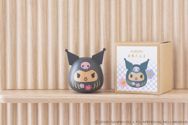 Kuromi Wooden Daruma