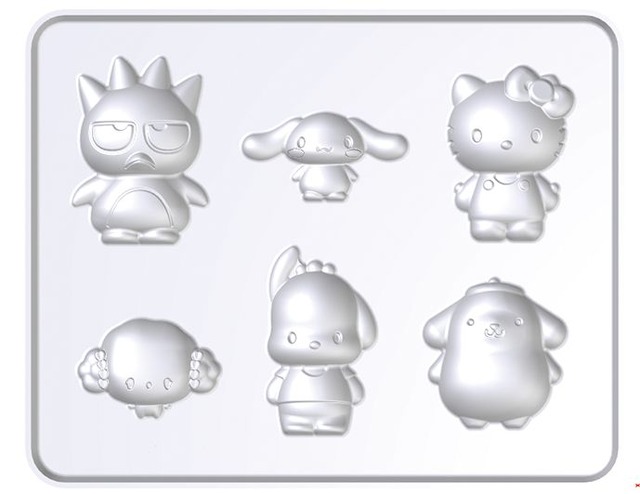 Sanrio Characters Original Chocolate Mold Tray Image