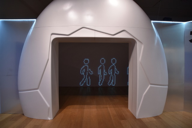 Exterior of the Roppongi Museum transformed for the exhibition
