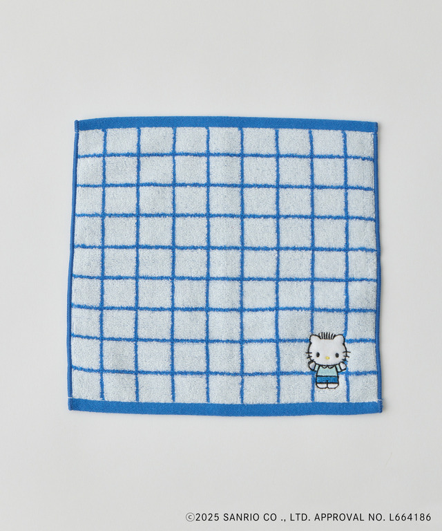 Embroidery Check Towel Handkerchief (Dear Daniel)