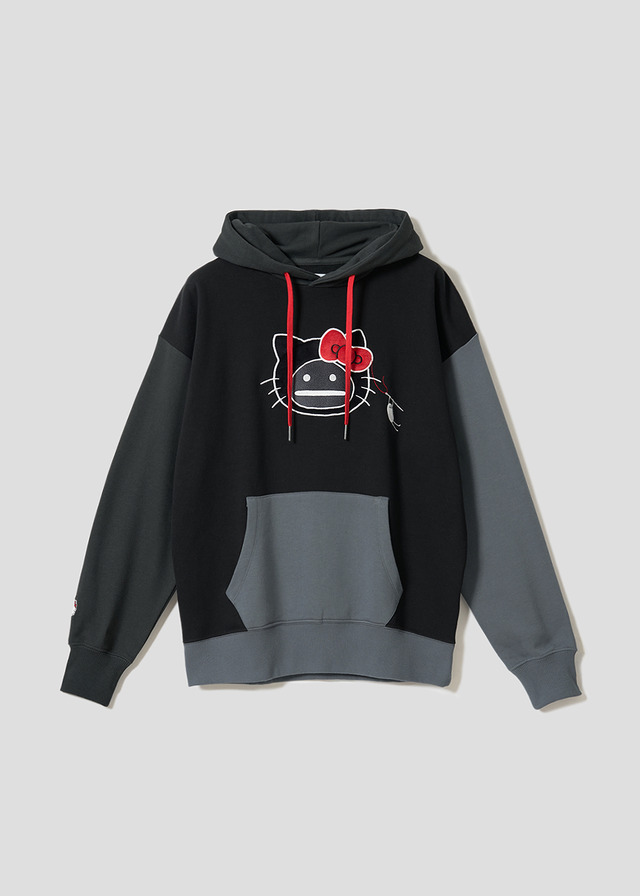 HELLO SHADOW Face | Fleece-Backed Big Silhouette Hoodie
