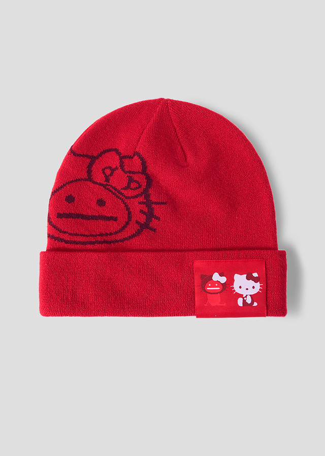 HELLO SHADOW Face | Jacquard Knit Cap