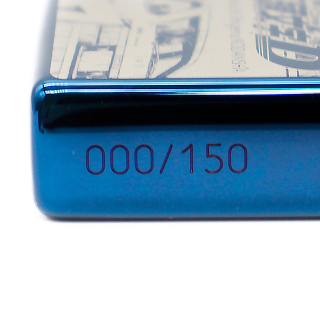 Initial D Special Specification Zippo 30th Anniversary Model Blue Titanium Version