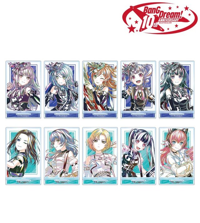 BanG Dream! Trading Ani-Art 6th Wave Acrylic Stand ver.D