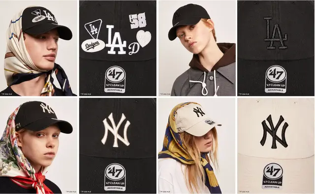 Top left: Los Angeles Dodgers with Patch (¥23,100 incl. tax), Other Items (¥16,500 incl. tax)